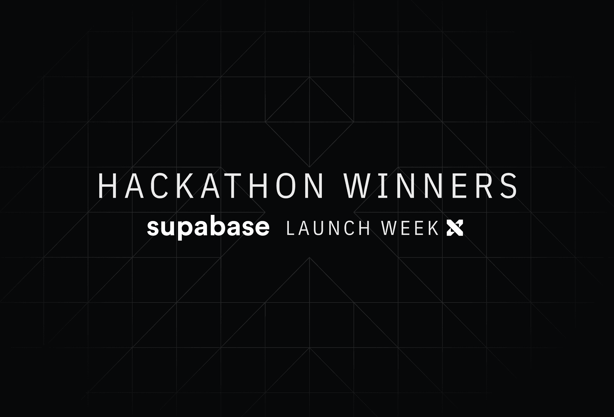 Launch Week X Hackathon Winners thumbnail