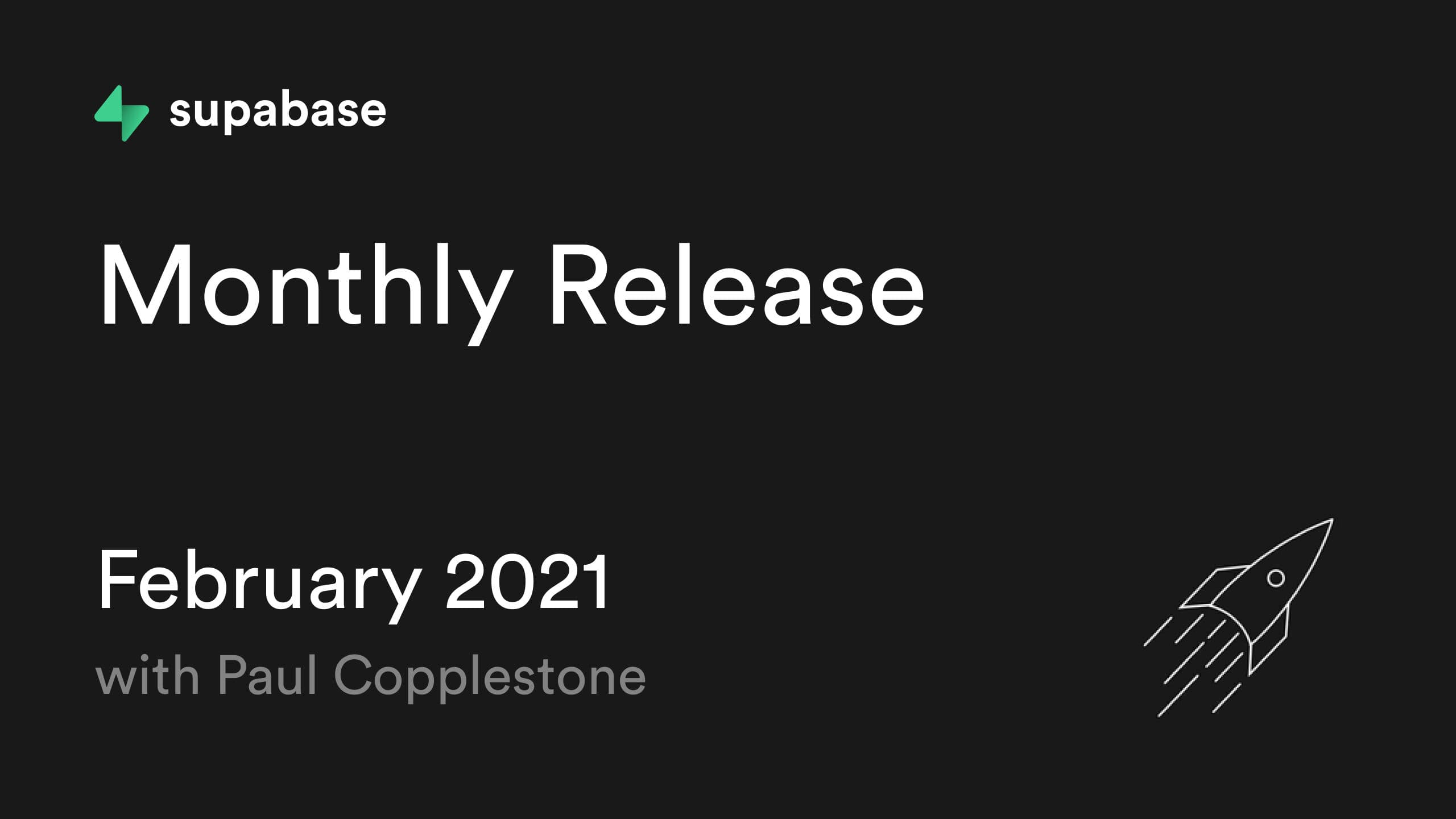 Supabase Beta February 2021