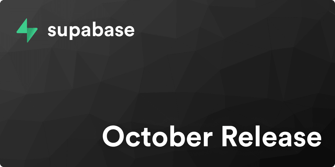 Supabase Alpha October 2020